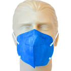 Respirador Pff2 Sem Válvula Alta Filtragem Azul Deltaplus Ca