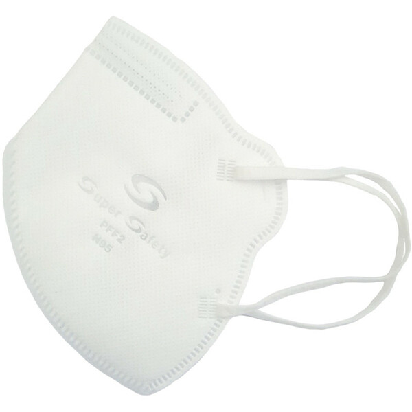 Respirador Pff2 Sem Válvula Branca Super Safety Ca 44241