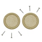 Respiro de Parafusar Marfim Acessórios para Móveis Sfor