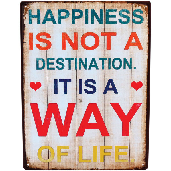 Retro Placa Decorativa 40x30x3cm Metal Color