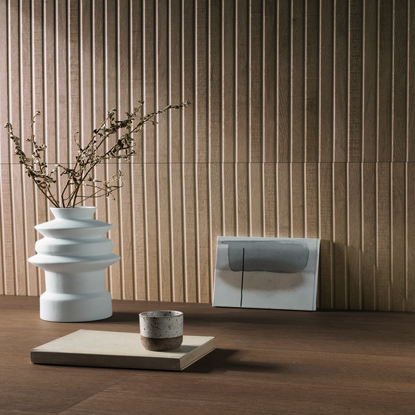co+fe　ウッドボード Revestimento de Parede Interno Amadeirado Acetinado 60x120cm Borda