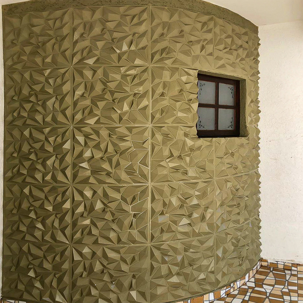 Revestimento 3d Alto Impacto Para Parede 50x50cm Choc