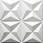 Revestimento 3d Alto Impacto Para Parede 50x50cm Mini Estrelar