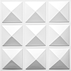 Revestimento 3d Alto Impacto Para Parede 50x50cm Prisma