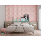 Revestimento 3d Plástico 50x50cm Prisma + 1 Fita Dupla Face