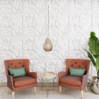 Revestimento 3d Plástico Decorativo Para Parede 50x50cm  Pvc