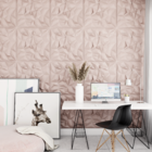 Revestimento 3d Plástico Decorativo Para Parede 50x50cm  Pvc