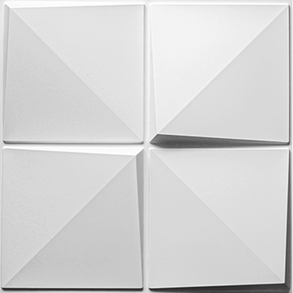 Revestimento 3d Plástico Para Parede 50x50cm Cubos