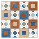 Revestimento Acetinado 58,4x58,4cm Ladrilho Marroquino Mix Ceusa