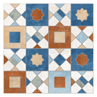 Revestimento Acetinado 58,4x58,4cm Ladrilho Marroquino Mix Ceusa