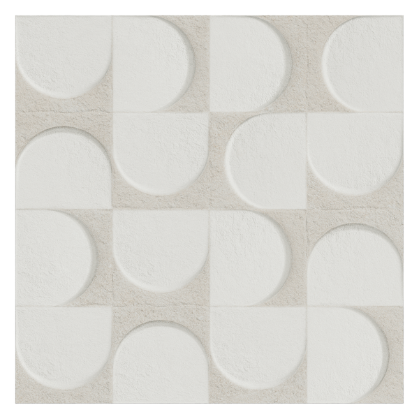 Revestimento Acetinado 58,4x58,4cm Lapa Branco Ceusa