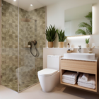 Revestimento Acetinado 20,2x20,2cm Aquarela Brown PD20/348 Gabriella