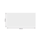 Revestimento Monocolor Branco Acetinado 45x90cm Artico Incesa