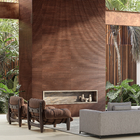 Revestimento Madeirado Acetinado Flut Carua Rosso 45x90cm Biancogres