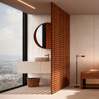 Revestimento Interno Monocolor Frame Off White Matte Acetinado Borda Arredondada 7,7x24,1cm Portinari