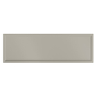 Revestimento Interno Monocolor Frame Soft Grey Matte Acetinado Borda Arredondada 7,7x24,1cm Portinari
