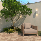 Revestimento Acetinado 19,2x19,2cm Modular Cement PDR20/346GR Gabriella