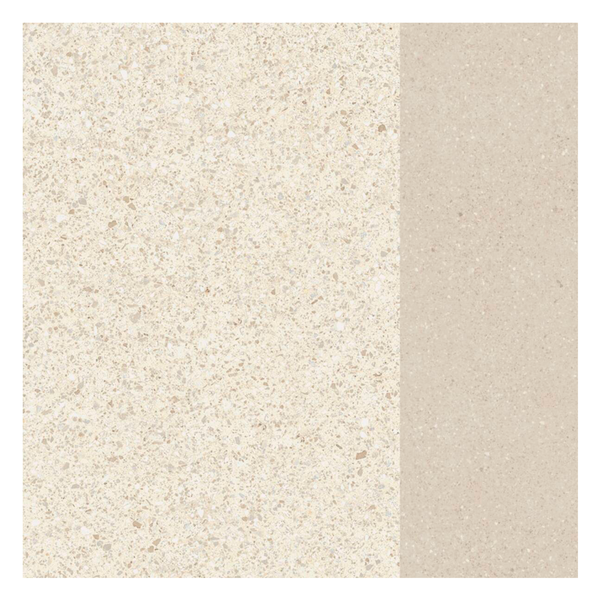 Revestimento Externo Acetinado 20x20cm Samba Rock Dash Off White Branco Portobello