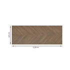Revestimento Madeirado Tramontana Acetinado 45x120cm Tramontana Portobello