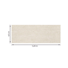 Revestimento Interno Pedra Acetinado 45x120cm V Stone Off White Graffi Portobello