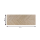 Revestimento Interno Amadeirado Acetinado 45x120cm Zefiro Freccia Portobello