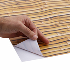 Revestimento Adesivo 45X200cm Bambu Marrom