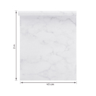 Revestimento Adesivo 45X200cm Glacial Branco