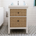 Revestimento Adesivo 45X200cm Rattan Marrom