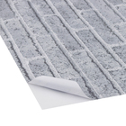 Revestimento Adesivo 45X200cm Tijolo Cinza