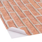 Revestimento Adesivo 45X200cm Tijolo Envelhecido Vermelho