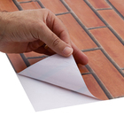 Revestimento Adesivo 45X200cm Tijolo Vermelho