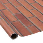 Revestimento Adesivo 45X200cm Tijolo Vermelho