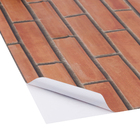 Revestimento Adesivo 45X200cm Tijolo Vermelho