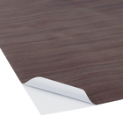 Revestimento Adesivo 45X200cm Wood Ebano Marrom