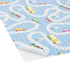 Revestimento Adesivo Carros Azul 45x200cm