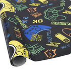 Revestimento Adesivo Gamer Preto 45x200cm