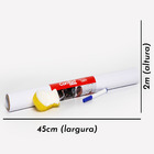 Revestimento Adesivo Lousa Branca 45x200cm