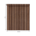 Revestimento Adesivo Madeira Ripada Nogueira 0,45x2m