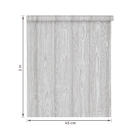 Revestimento Adesivo Nogueira Branco 45x200cm