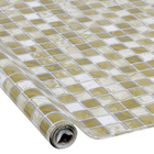 Revestimento Adesivo Pedra Ladrilho Marrom Dourado 45x200cm