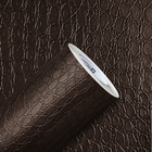 Revestimento Adesivo Texturizado Couro Marrom Chocolate