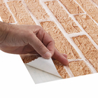 Revestimento Adesivo Tijolo Marrom 45x200cm