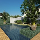 Revestimento Esmaltado Angra Green Borda Arredondada 10x10cm Grupo Ceral