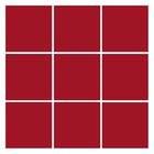 Revestimento Esmaltado BR10110 Borda Arredondada Vermelho 10x10cm Tecnogres