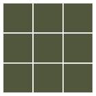 Revestimento Esmaltado BR10150 Borda Arredondada Verde Escuro 10X10cm Tecnogres