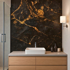 Revestimento Marmorizado Brilhante Gold Art Retroiluminado 122x244cm Mármore Fácil by Cantinho da Aline