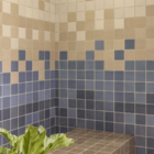 Revestimento Piscina Cimentício Brilhante 7,5x7,5cm Neutral Cosmic Mesh Eliane