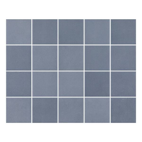 Revestimento Piscina Cimentício Brilhante 7,5x7,5cm Neutral Marine Mesh Eliane