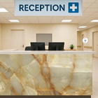 Revestimento Marmorizado Brilhante Ônix Gold Retroiluminado 122x244cm Mármore Fácil by Cantinho da Aline