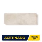 Revestimento Cerâmico Acetinado 08x25cm Caixa 0,53m² Ceusa Ca